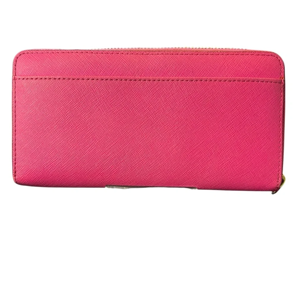 Kate Spade Pink Saffiano Leather Wallet